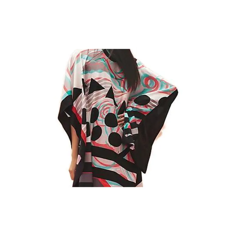 HERMES Short Sleeved Dresses Women's Multicolor-4