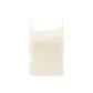 [Ribbed Bandeau Camisole]Glutinous Rice White