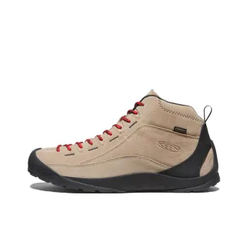 KEEN Jasper Mid WP Cushioning Wear-Resistant Low-Top Outdoor Shoes Men's Brown