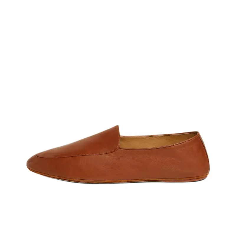 Loro Piana Anton Walk Loafers Men's Brown-0