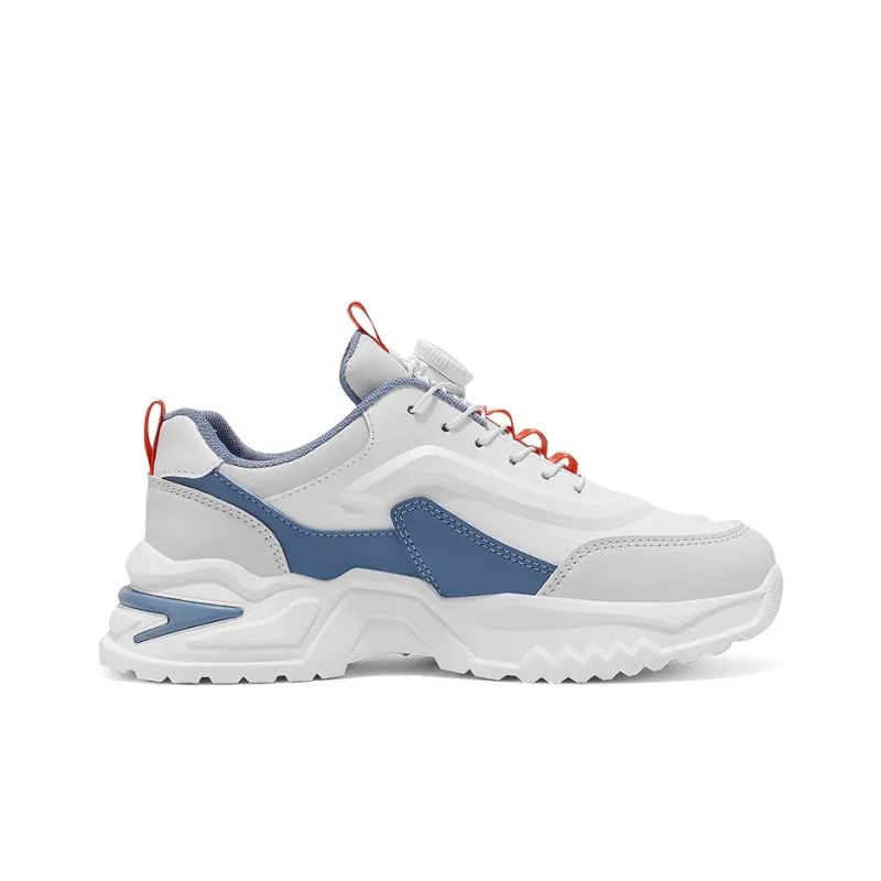 JANECO Anti Slip And Wear Resistant Height Increasing Low Top Chunky Sneakers Men's-1