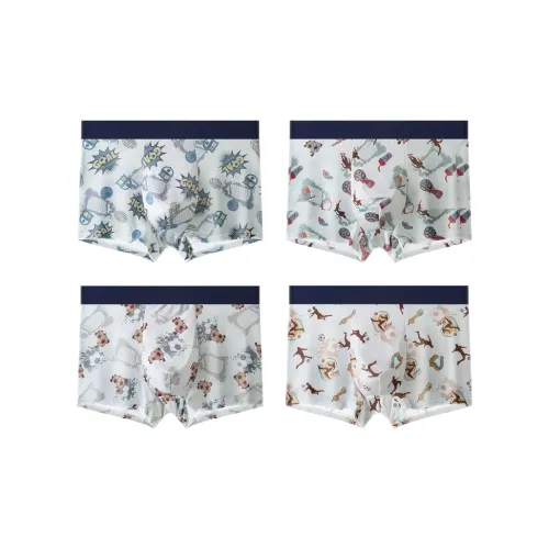 MIIOW Trend Party Series Underpants Men's Shopping Bag 4 Pack