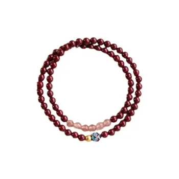 Red All Year Round Cinnabar Bracelets Unisex