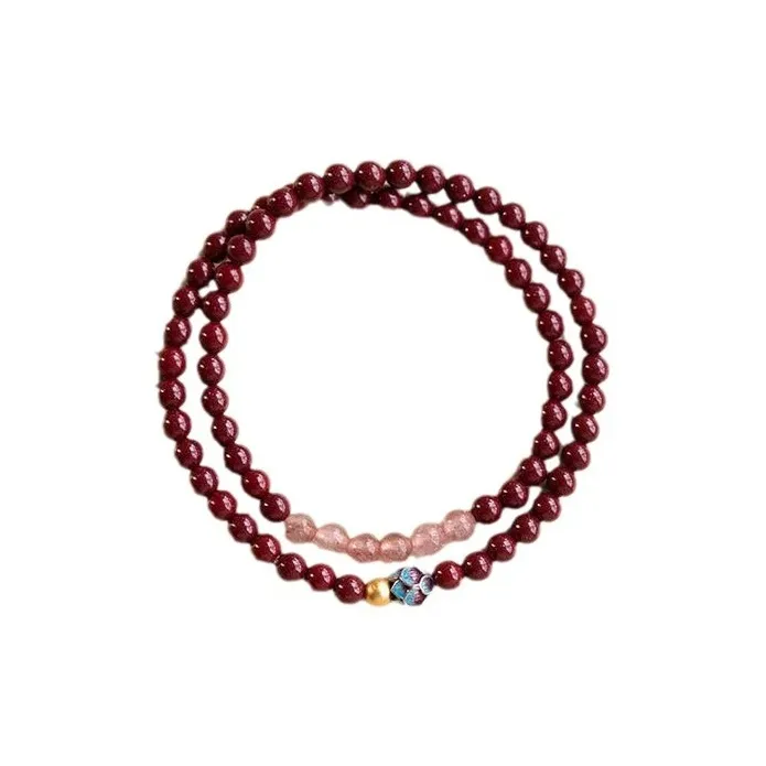 Red All Year Round Cinnabar Bracelets Unisex-0