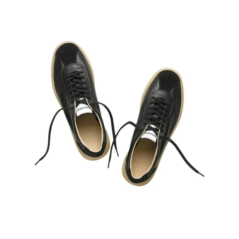 SPALWART Smash Low-Top Skateboard Shoes Unisex Black-3