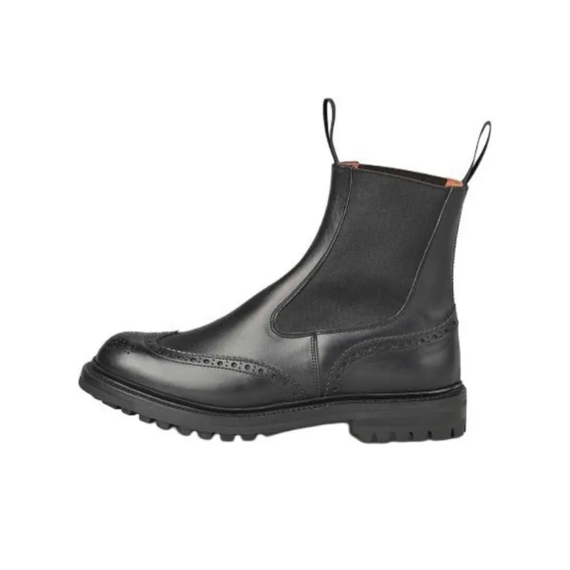 Tricker's Silvia Short Chelsea Boots Women's Black-0