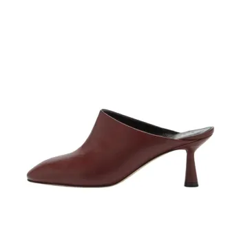 Aeyde Closed Toe Slippers 6.5cm Women's Brown