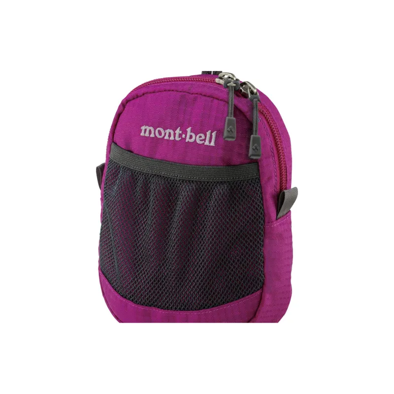 MONTBELL Nylon Sling Bag, One Shoulder, Crossbody, Fanny Pack Unisex Dark Purple Red-3