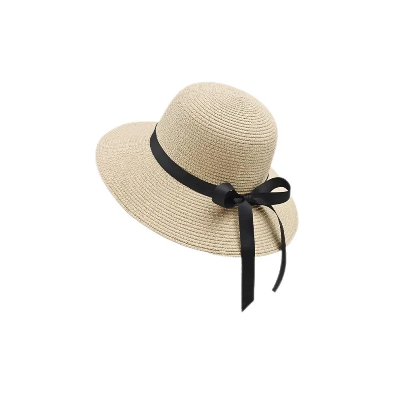 MINGYUANDAILI Paper Reed Straw Hat Women's-0