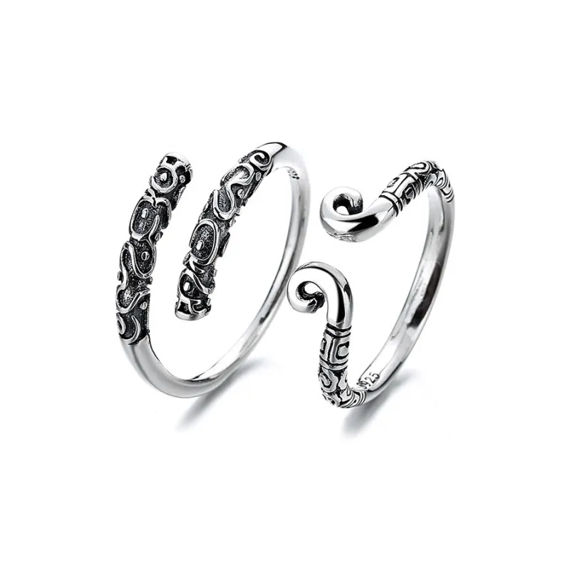 YOASOBI 925 Sterling Silver Rings Unisex-2
