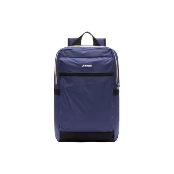 K WAY Nylon Backpack Unisex Blue
