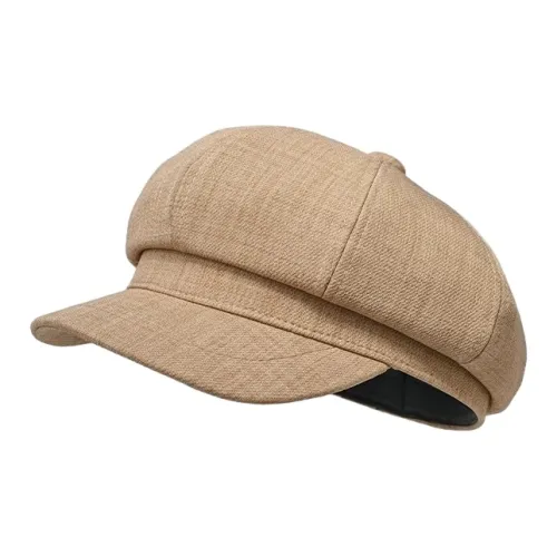 FREE RABBITⅡ Vintage Versatile Painter Beret Visible Face Newsboy Cap Unisex