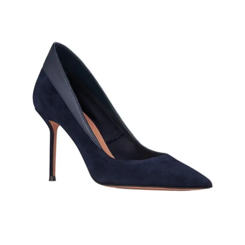 AQUAZZURA Guanto Slim Heel High Heels 8.5cm Women's Blue-2