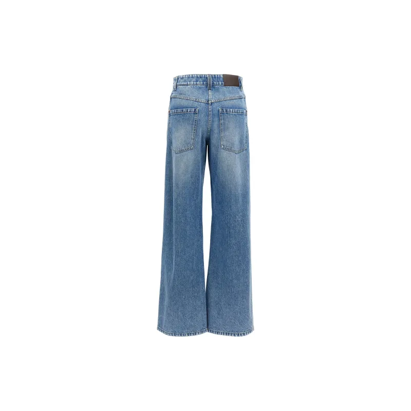 Brunello Cucinelli Wide Leg Jeans-1