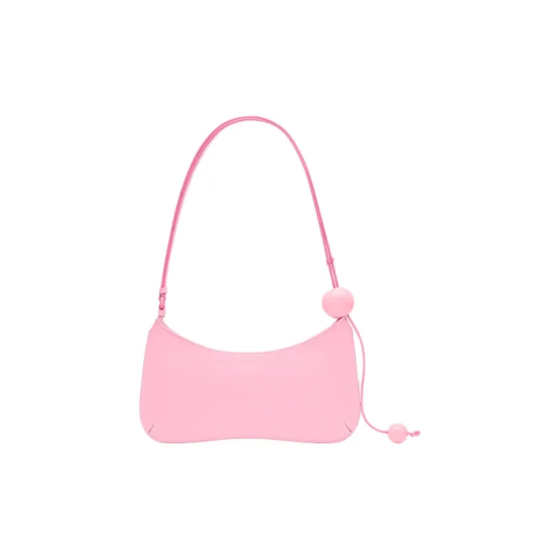 Jacquemus Calfskin Shoulder Bag Women's Pink-2