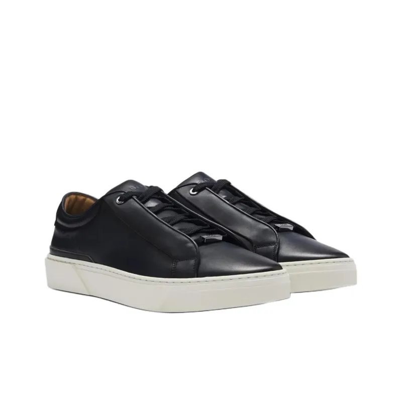 HUGO BOSS Low Top Skateboard Shoes Men's Dark Blue-2