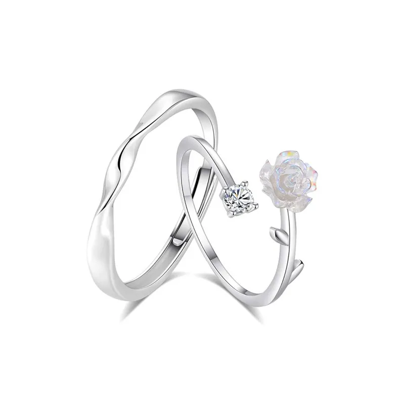 WANLIACC S999 Fine Silver Rings Unisex-0
