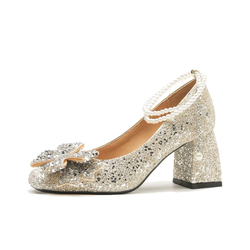 KATHRYN WILSON Chunky Heel High Heels 7cm Women's-6