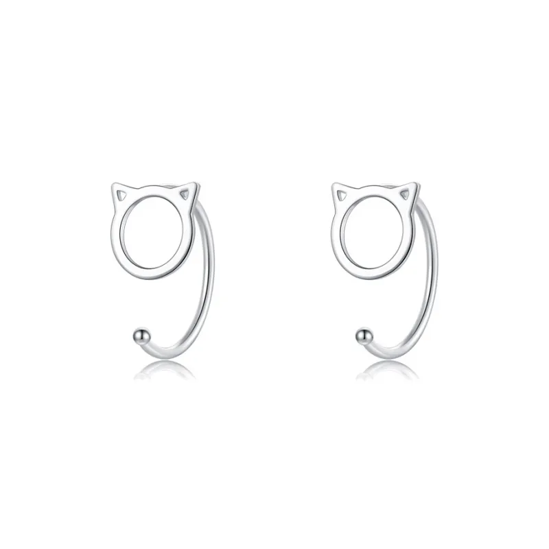 AAJF S999 Fine Silver Earrings Unisex-1