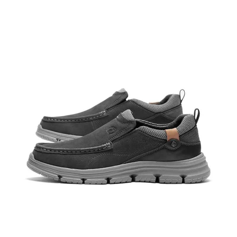 HANG TEN Men's Casual Shoes Men Low Top Black/Brown-1
