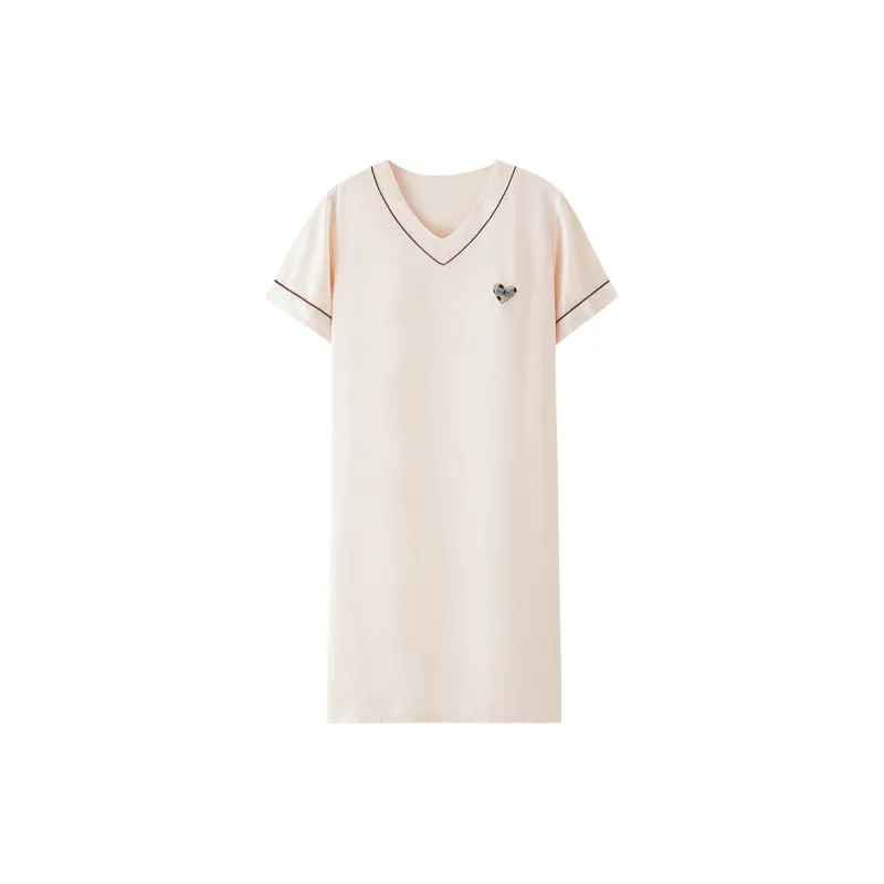 Qin Jing Nightgown Women's Champagne-0
