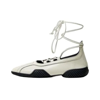 MIISTA Averie Cream Casual Single Shoes Women's White