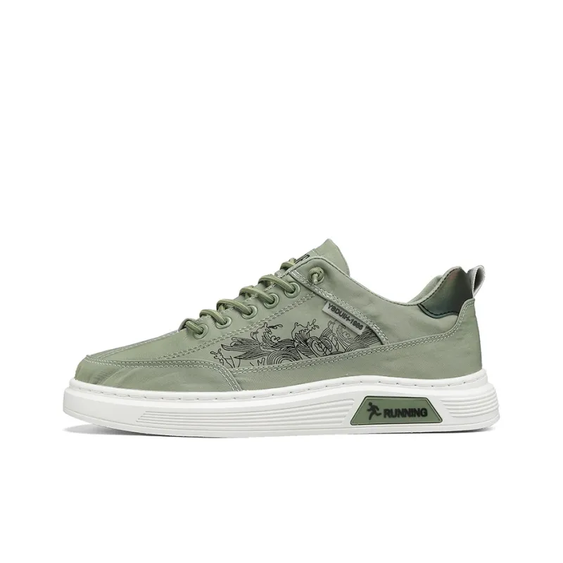 Bull Charm Low-Top Skateboard Shoes Men's-12