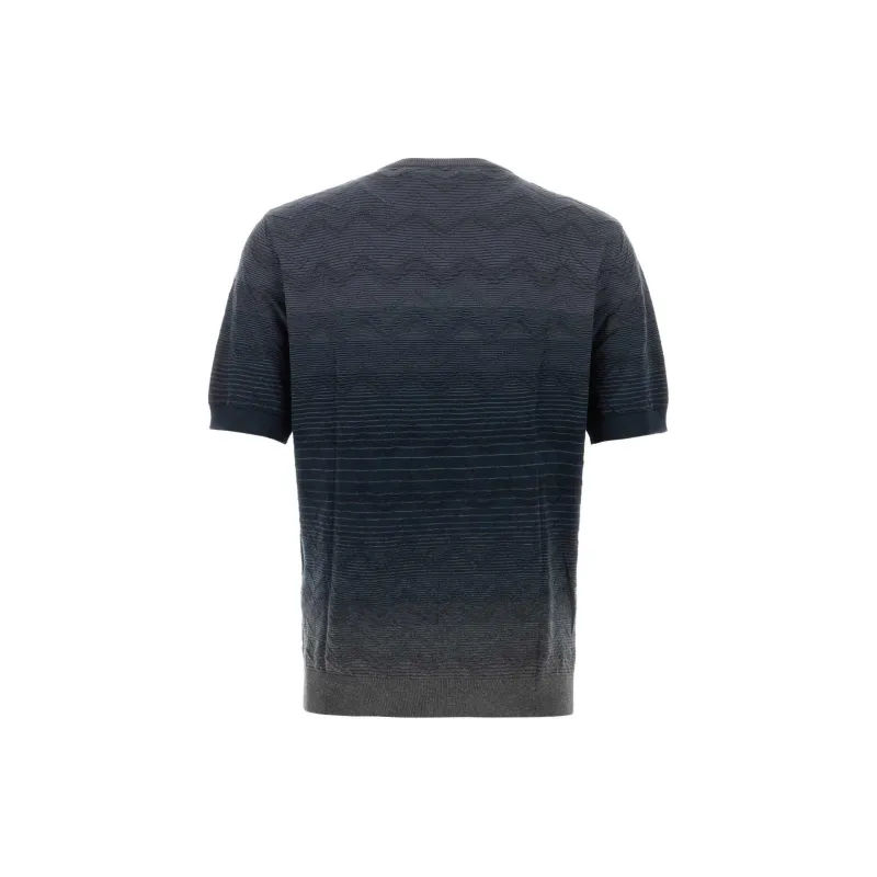 MISSONI Striped Knitted T Shirt-1