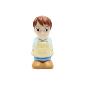 XIANGZIGONGHEGUO Red Pig Collection Mini Plastic Red Pig Ghibli Miyazaki Hayao Anime Merchandise Chibi Figures