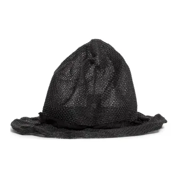 Yohji Yamamoto Paper Polyester Hats & Caps Men's Black