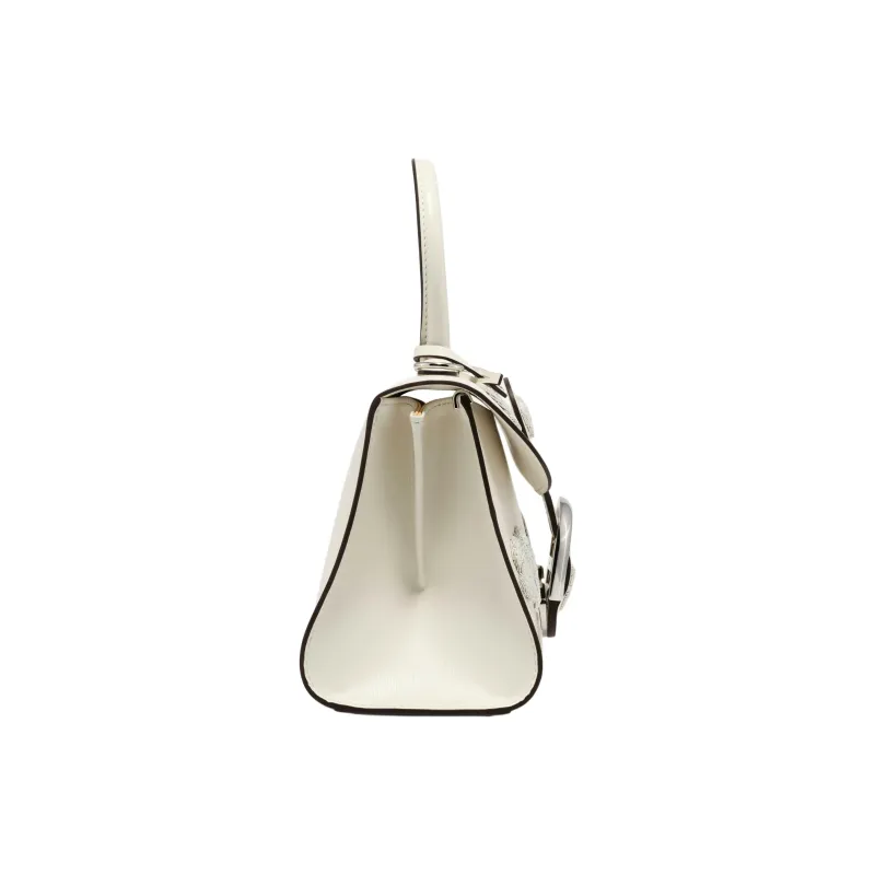 Delvau Brillant Box Calf Calfskin One Shoulder Handbags Mini Women's Ecru-2