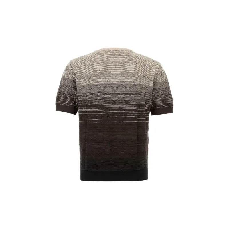 MISSONI Striped Knitted T Shirt-1