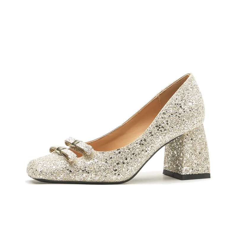 KATHRYN WILSON Chunky Heel High Heels Women's-6
