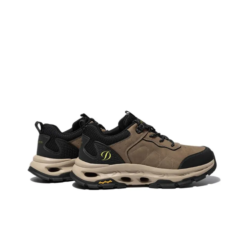 S. T.DUPONT Low Top Casual Shoes Men's Khaki Brown-2