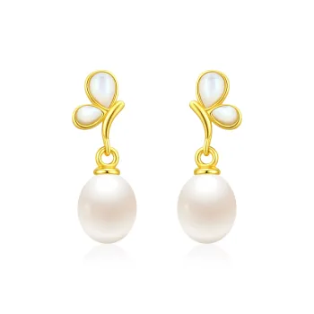 ZSY Pearl S925 Pearl Earring Women's