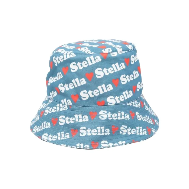 Stella McCartney Logo Pattern Bumper Bucket Hat-0