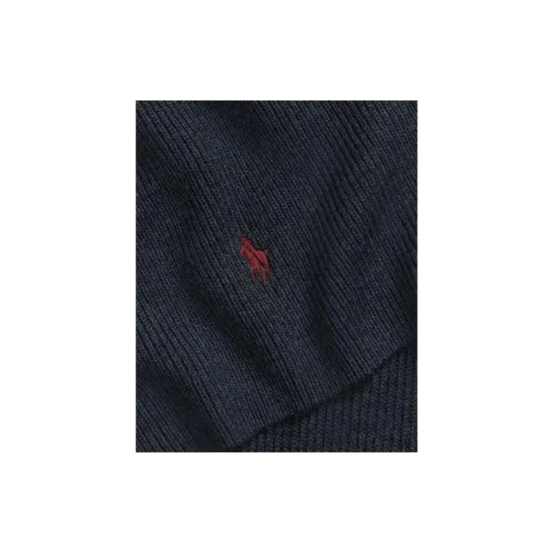 Polo Ralph Lauren Pony Embroidered Ribbed Knit Scarf-4