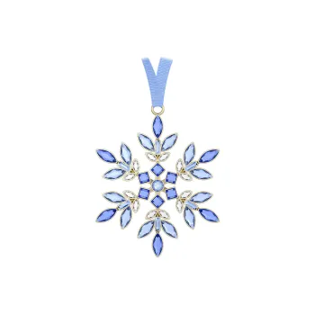 Swarovski Faux Crystal Metal Polyester Pendants Women's Blue