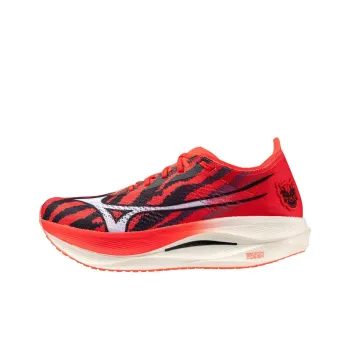 Mizuno WAVE REBELLION PRO Anti Slip Wear Resistant Low Top Running Shoes Unisex Red Blue