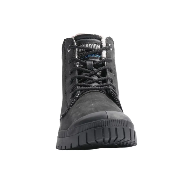 Palladium Waterproof Short Outdoor Boots Unisex Black-5