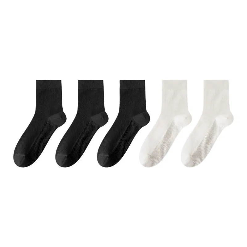 MIIOW Mid-Calf Socks Men's 5 Pack-7