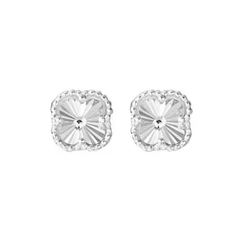 DAN DREAM S999 Fine Silver Stud Earrings Women's