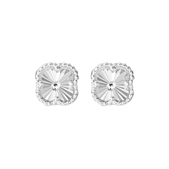DAN DREAM S999 Fine Silver Stud Earrings Women's-0