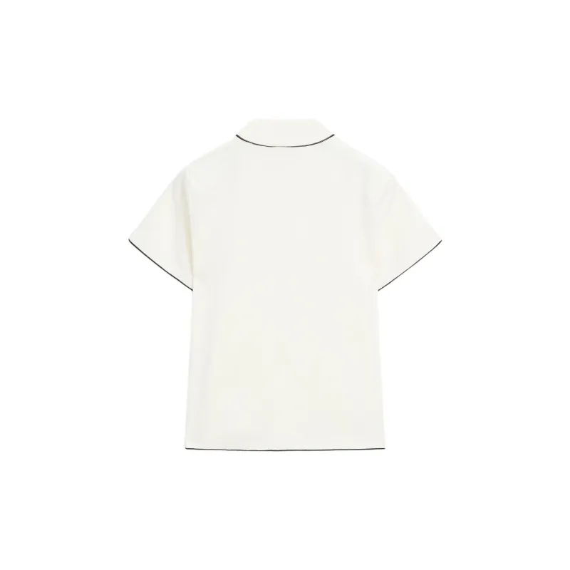 Massimo Dutti Polo Shirt Women's White-1