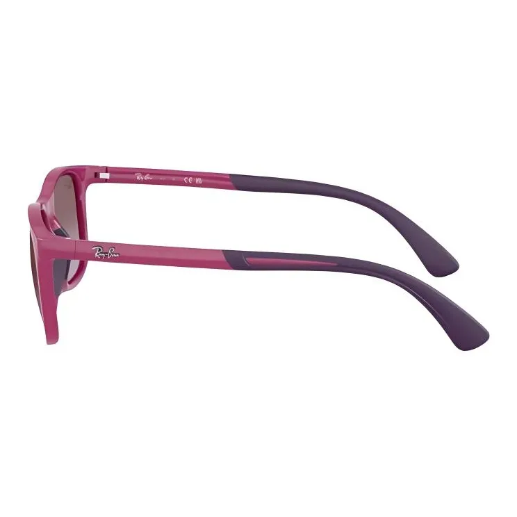 RayBan Injection Molding Square Sunglasses Kids' Pink-2