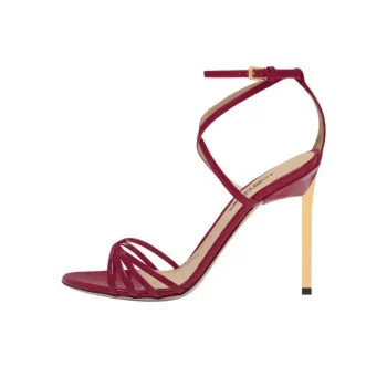 TF Ida Strap Sandals 10.5cm Women's Red