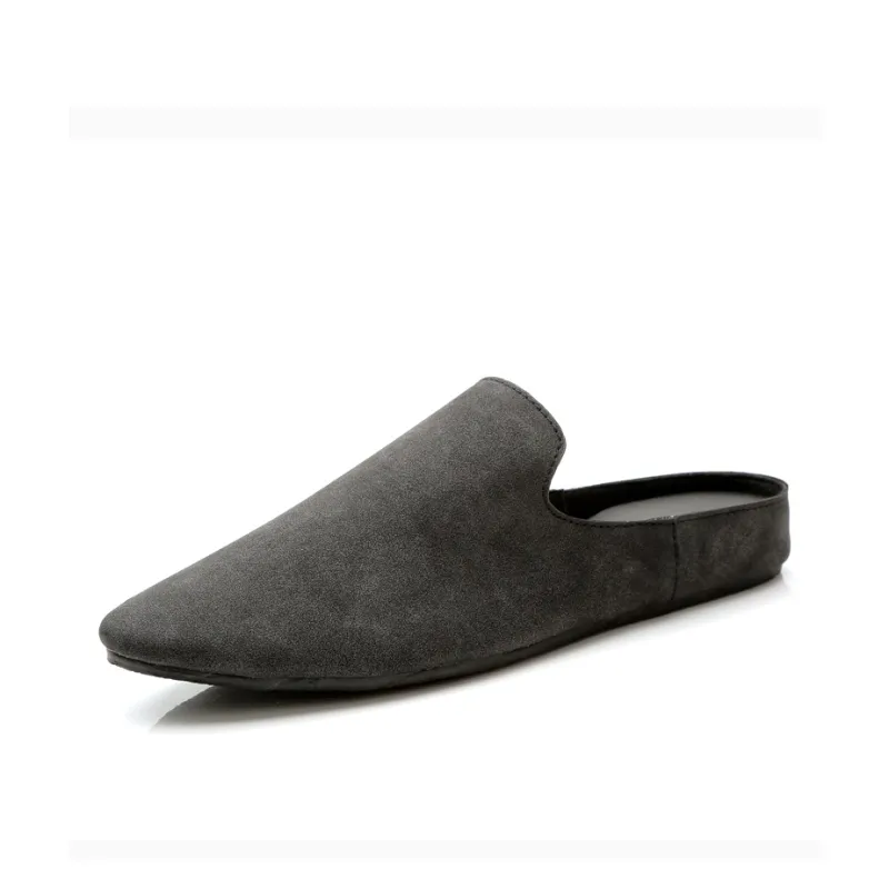 KUPE Rubber Sole Slip Resistant Closed Toe Slippers Men's-6