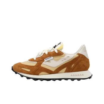RUN OF Buttery Low-Top Casual Shoes Men's Yellow Brown