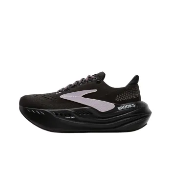 Brooks Anti Slip Wear Resistant Low Top Running Shoes Women's Black