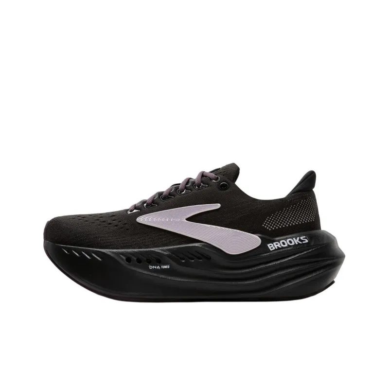 Brooks Glycerin Ma Anti Slip Wear Resistant Low Top Casual City Commute Running Shoes Women's Black-0